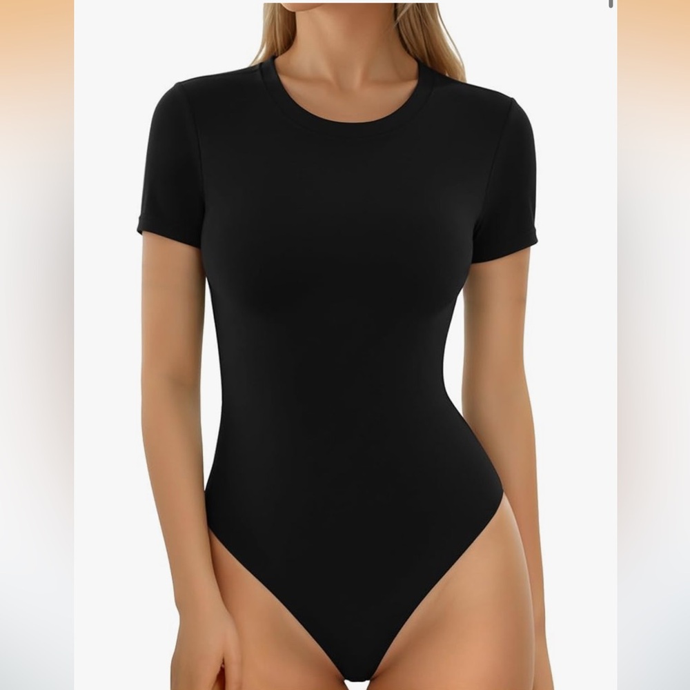 Mangopop black bodysuit